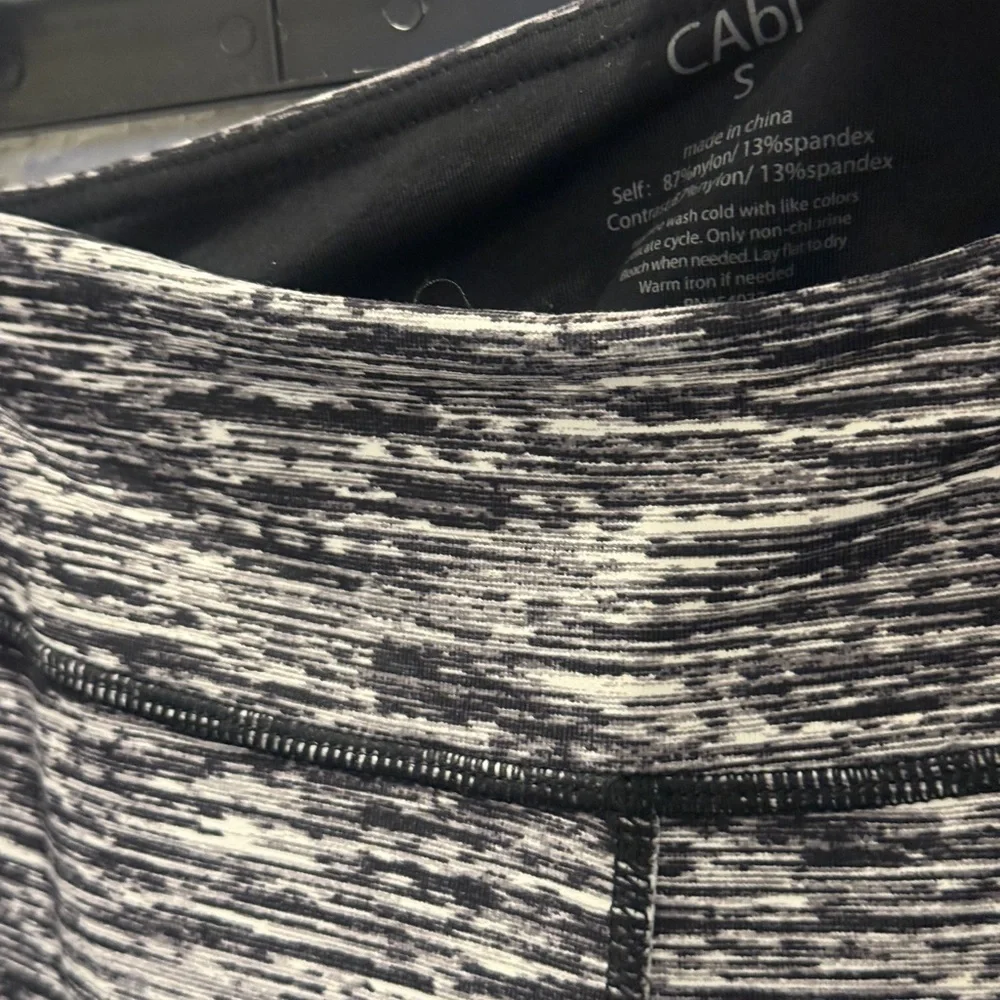 CAbi‎ Black and Gray Capris Versatile and Stylish